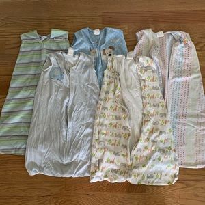 Set of 5 Halo sleep sacks, sz M